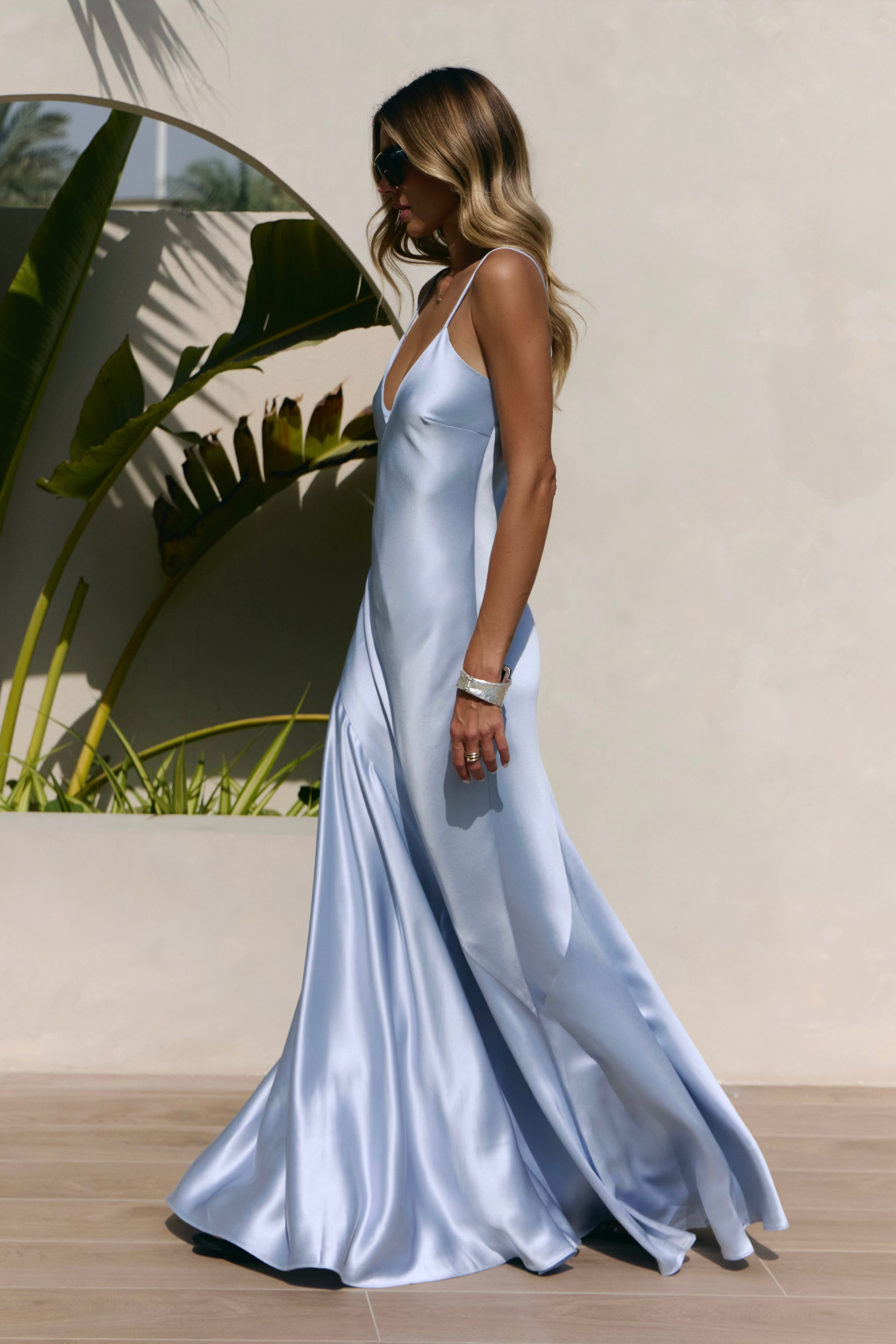 Ríona Dress Slate Blue