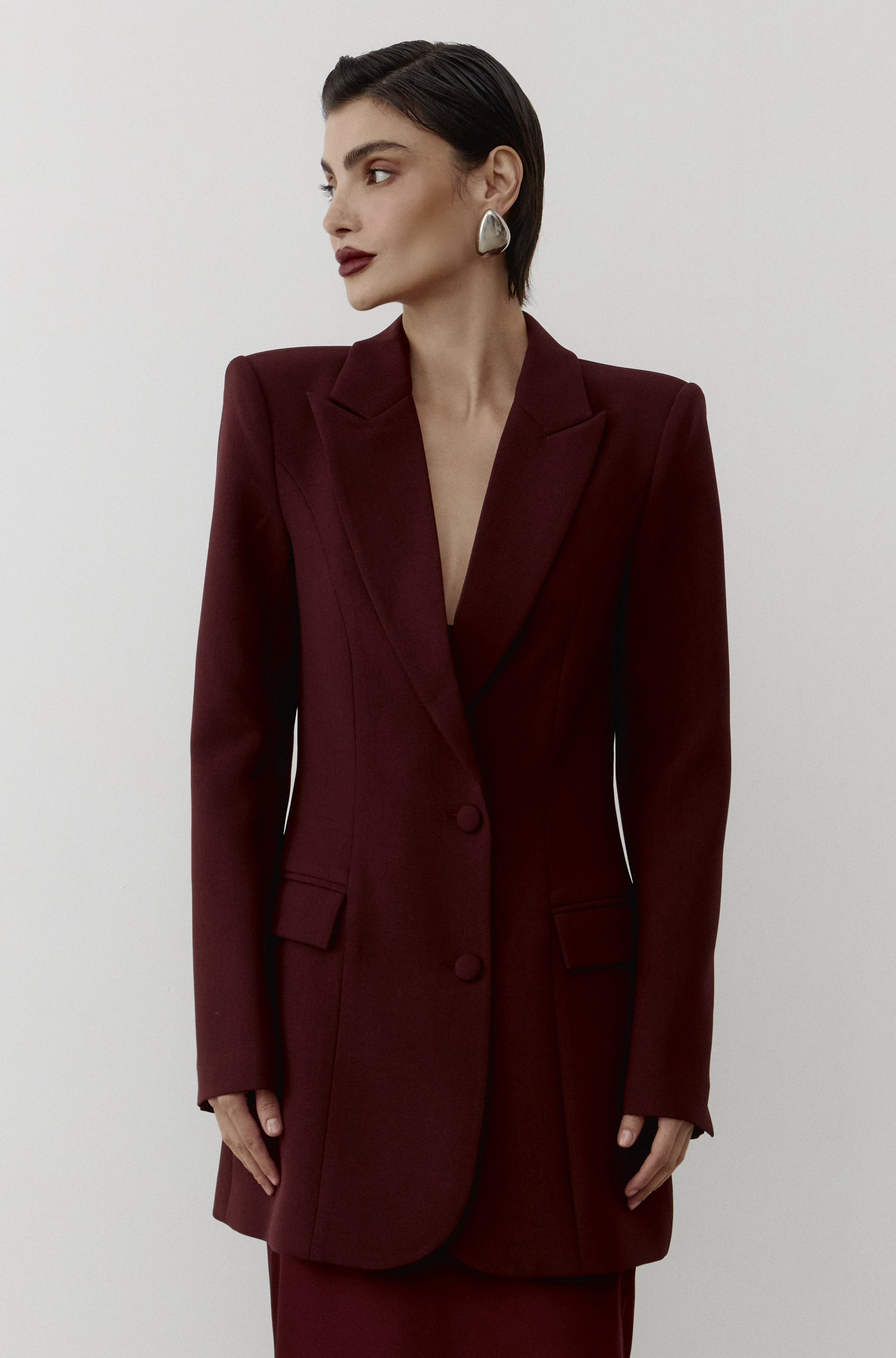 Fredi Blazer Burgundy